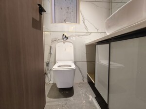 Bathroom in 2.5 BHK Apartment at Goregaon West – for Rent