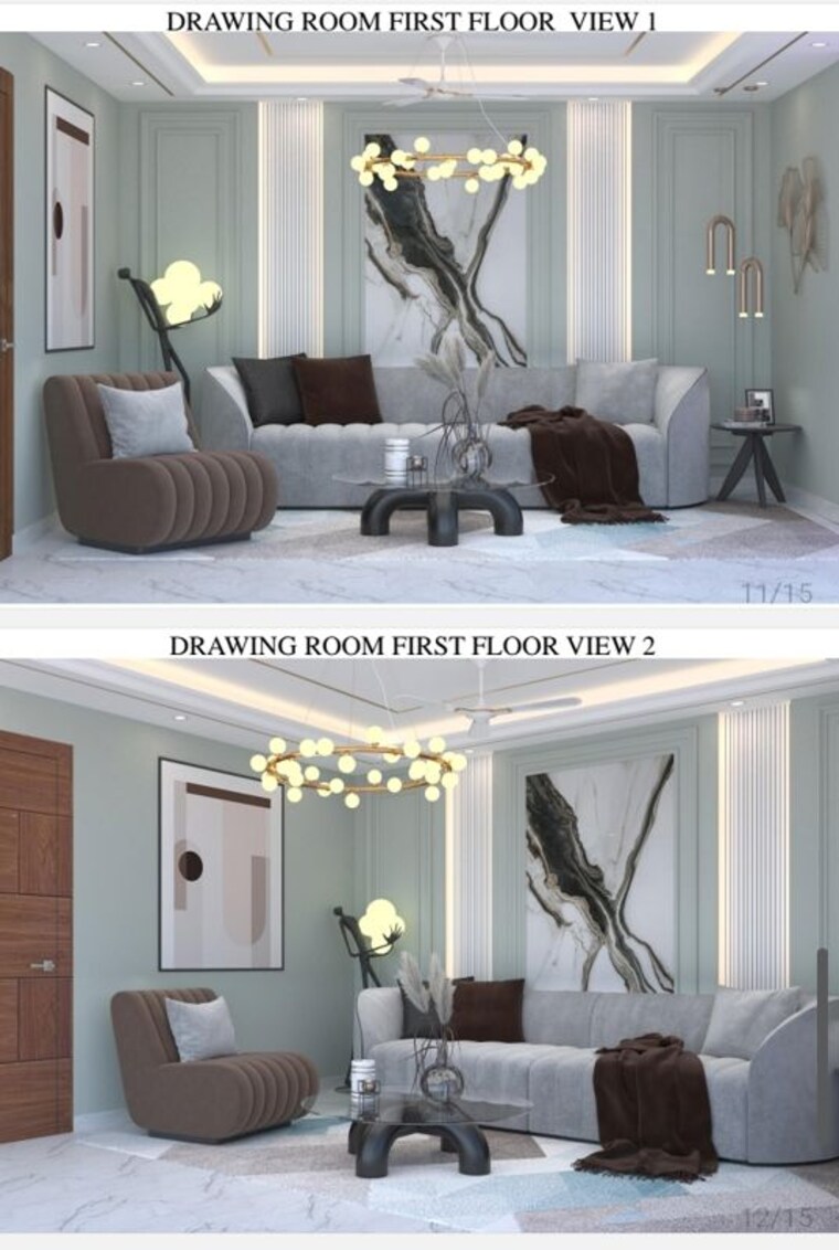 Master Bedroom, bptp-district-phase-2 3 Bedroom 1200 Sq.Ft. Builder Floor In Sector 84 Faridabad 9899632