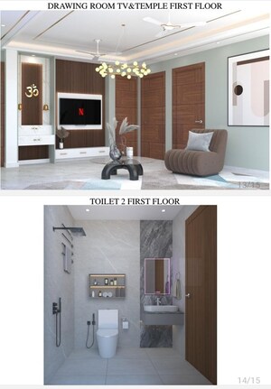 Master Bedroom in 3 BHK Builder Floor at BPTP District Phase 2, Sector 84 – for Sale