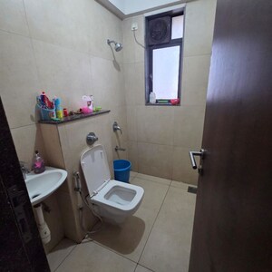 Bathroom in 2 BHK Apartment at Runwal Centre, Deonar – for Rent