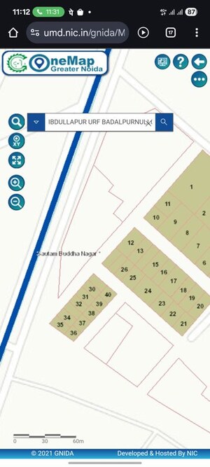  Plot – Map Location View at Badalpur - for Sale