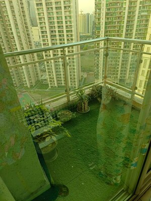Balcony in 3 BHK Apartment at Gaur Saundaryam, Tech Zone 4 Greater Noida – for Rent
