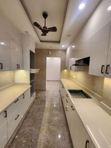 Kitchen in 3 BHK Builder Floor at East Of Kailash – for Sale