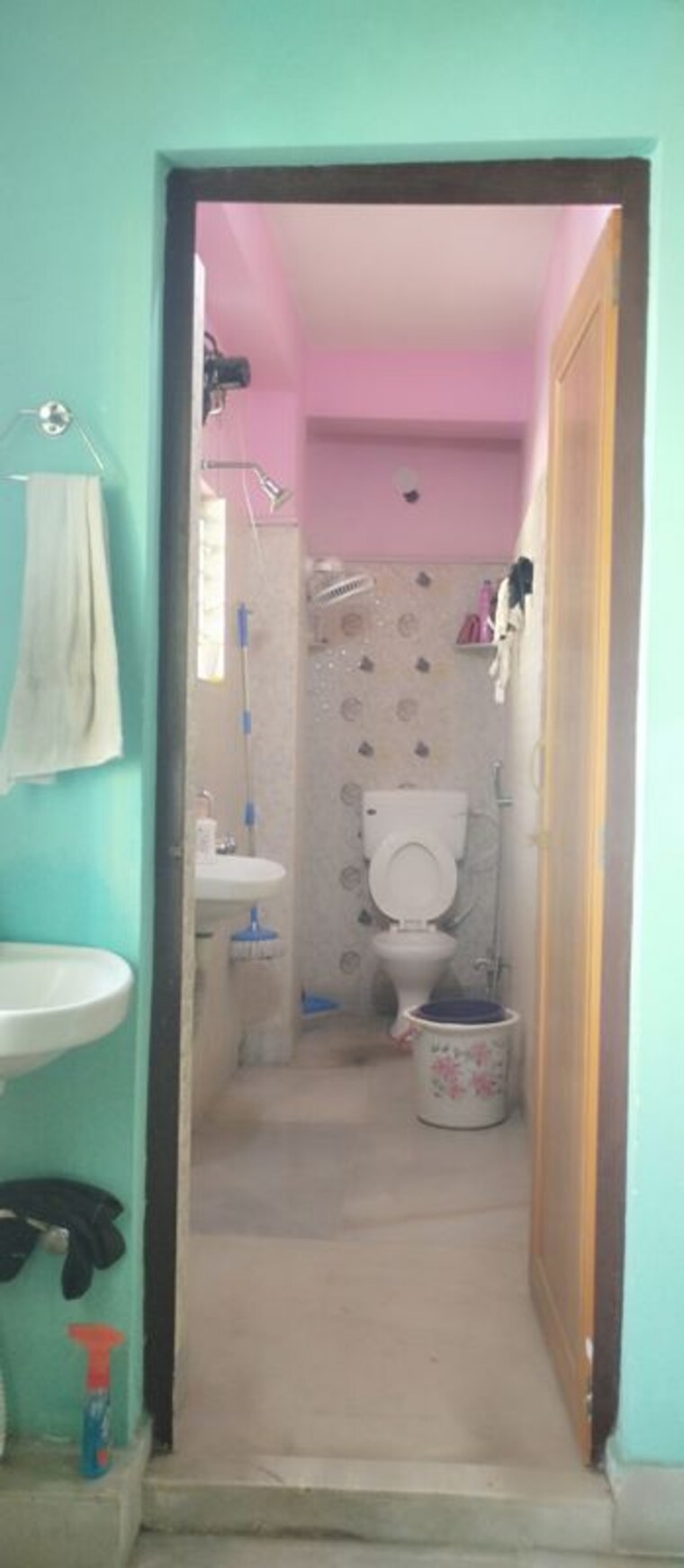 Bathroom, dharmatala road 1 Bedroom 495 Sq.Ft. Apartment In Dharmatala Road Kolkata 9900655