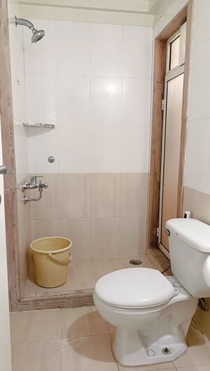 Bathroom in 1 BHK Apartment at Hiranandani Estate Broadway, Ghodbunder Road – for Rent