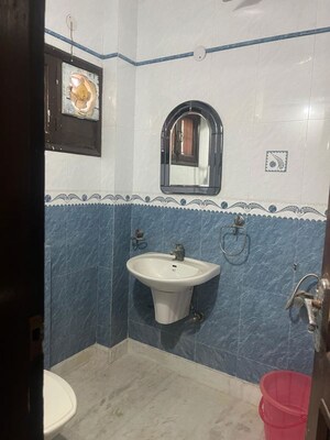 Bathroom in 2 BHK Builder Floor at Lajpat Nagar – for Rent