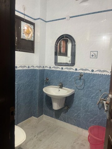 Bathroom in 2 BHK Builder Floor at Lajpat Nagar – for Rent