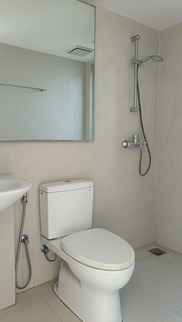 Bathroom in 1 BHK Apartment at Hiranandani Lavinia, Ghodbunder Road – for Rent