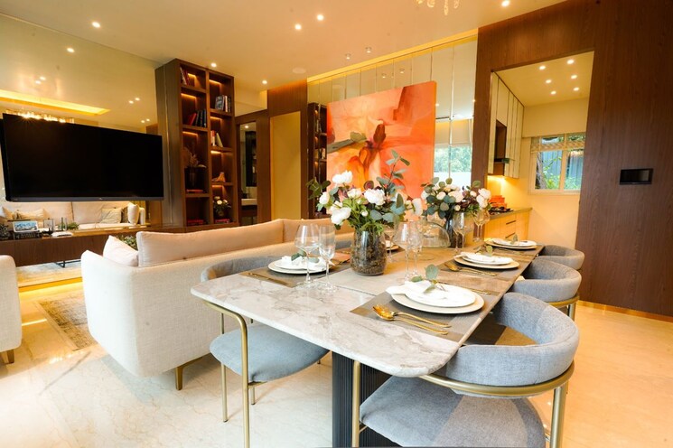 Living Room, purva-clermont 3 Bedroom 1267 Sq.Ft. Apartment In Chembur Mumbai 9900755