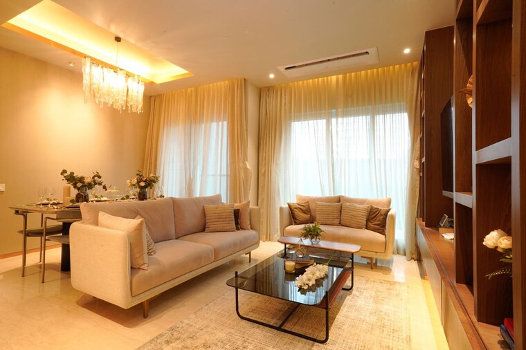 Living Room, purva-clermont 3 Bedroom 1267 Sq.Ft. Apartment In Chembur Mumbai 9900755
