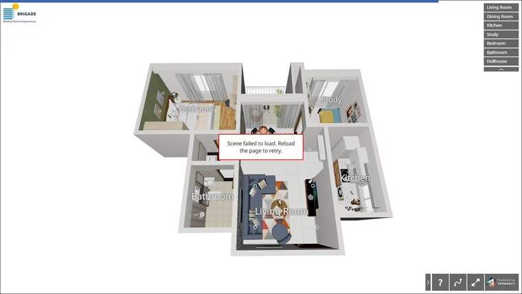 Floor Plan, brigade-cornerstone-utopia-eden 2 Bedroom 1392 Sq.Ft. Apartment In Varthur Bangalore 9901031