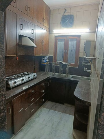 Kitchen in 3 BHK Builder Floor at Pitampura – for Rent