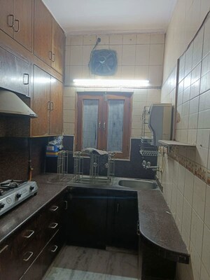 Kitchen in 3 BHK Builder Floor at Pitampura – for Rent
