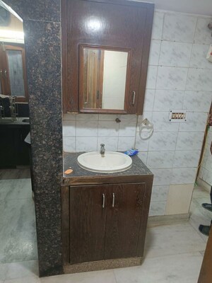 Bathroom in 3 BHK Builder Floor at Pitampura – for Rent