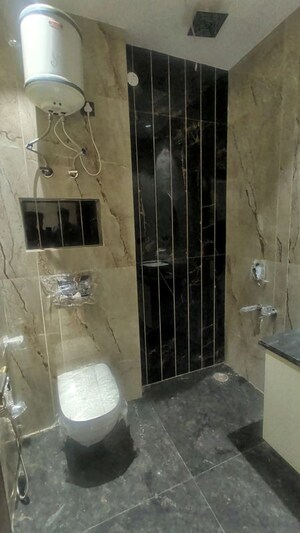 Bathroom in 3 BHK Builder Floor at Kohat Enclave – for Rent