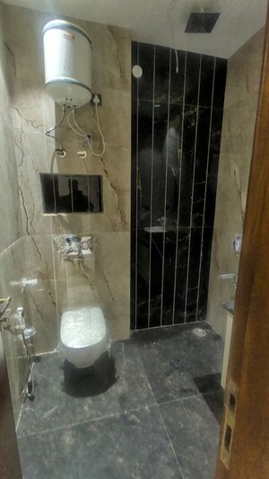 Bathroom in 3 BHK Builder Floor at Kohat Enclave – for Rent