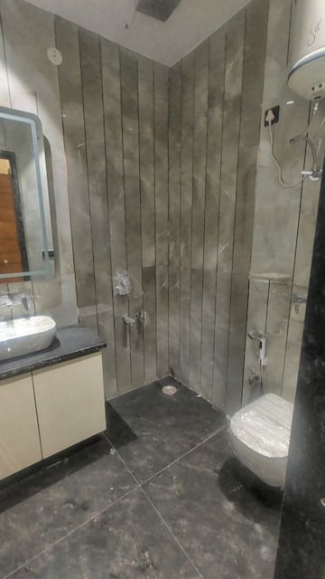 Bathroom in 3 BHK Builder Floor at Kohat Enclave – for Rent