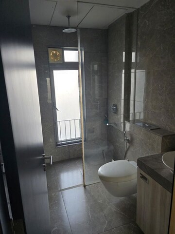 Bathroom in 4 BHK Apartment at Oberoi Realty Prisma, Andheri East – for Rent