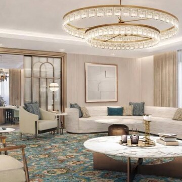 Living Room in 3 BHK Apartment at Lokhandwala – for Sale