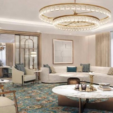 Living Room in 3 BHK Apartment at Lokhandwala – for Sale