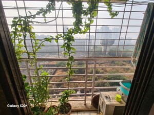 Balcony in 2 BHK Apartment at Swaraj Bella Vista, Ghansoli – for Rent