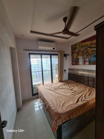 Bedroom in 2 BHK Apartment at Swaraj Bella Vista, Ghansoli – for Rent