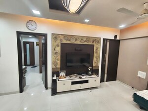 Living Room in 3 BHK Apartment at Sanjona Gulmarg Towers, Chembur – for Rent