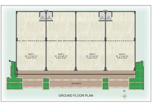 Floor Plan in  Shop at Wakad – for Rent