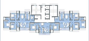 Floor Plan in 3 BHK Apartment at Eon One, Prabhadevi – for Sale