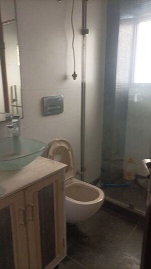 Bathroom in 3 BHK Builder Floor at Greater Kailash ii – for Rent