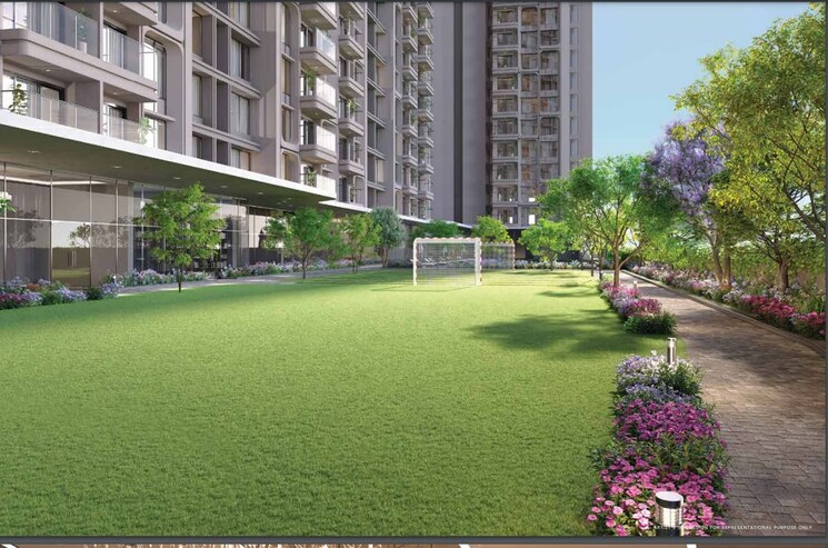 Garden, lnt-island-cove 2 Bedroom 733 Sq.Ft. Apartment In Mahim Mumbai 9901657