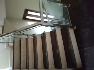 Staircase in 4 BHK Villa at Raj Nagar Extension – for Sale