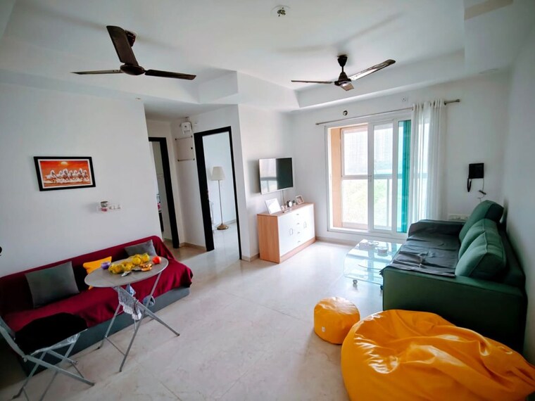 Living Room, dosti-west-county 2 Bedroom 700 Sq.Ft. Apartment In Balkum Pada Thane 9902097