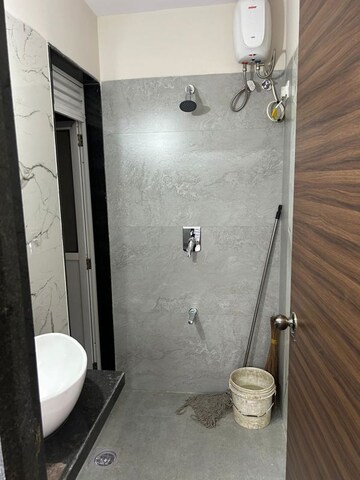 Bathroom in 1 BHK Apartment at Satyam Oasis, Taloja – for Rent