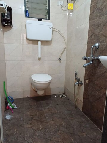 Bathroom in 2 BHK Apartment at Mahape – for Rent