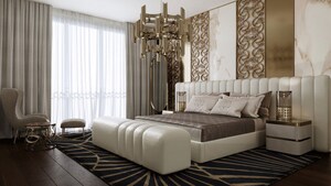 Bedroom in 3 BHK Apartment at Delphine Central Park Estates, Sector 104 – for Sale