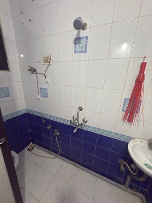 Bathroom in 2 BHK Apartment at Indravihar CHS, Kopar Khairane – for Rent