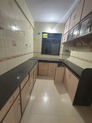 Kitchen in 2 BHK Apartment at Indravihar CHS, Kopar Khairane – for Rent