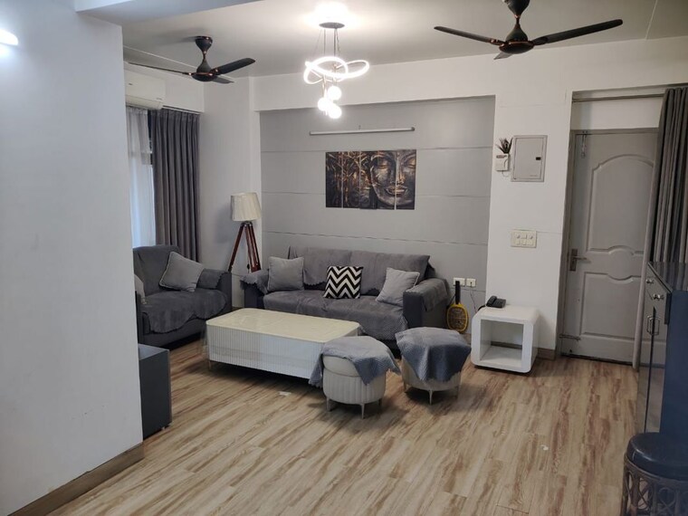 Living Room, saviour-greenisle 3 Bedroom 1600 Sq.Ft. Apartment In Sain Vihar Ghaziabad 9902479