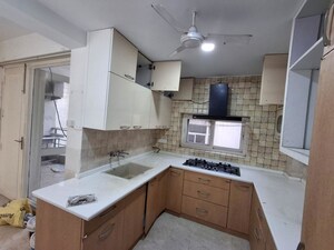 Kitchen in 3 BHK Builder Floor at Kalkaji – for Rent