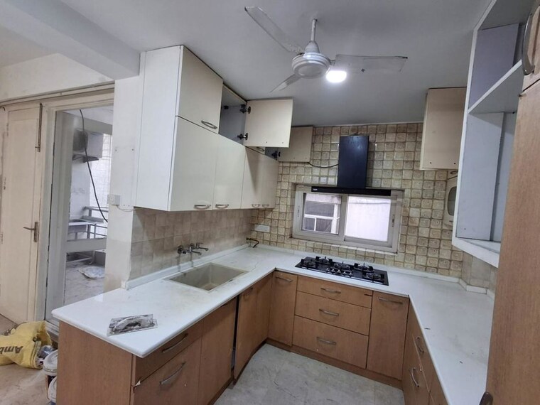 Kitchen, kalkaji 3 Bedroom 1800 Sq.Ft. Builder Floor In Kalkaji Delhi 9902482
