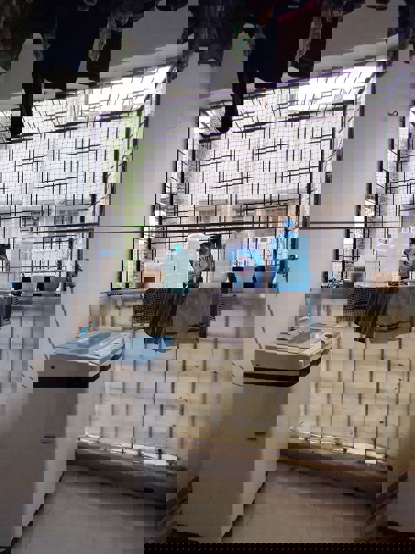 Kitchen in 2 BHK Apartment at Prime Lavender Apartment, Marathahalli – for Rent