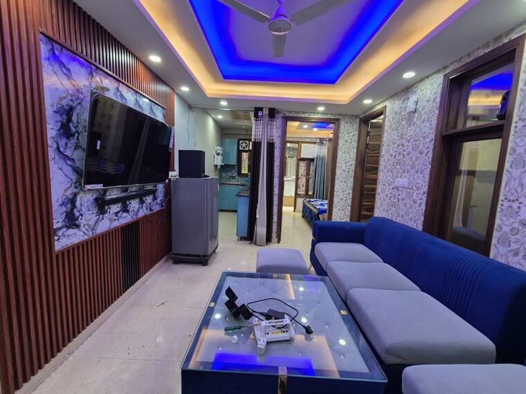 Living Room, chattarpur 2 Bedroom 900 Sq.Ft. Builder Floor In Chattarpur Delhi 9902640