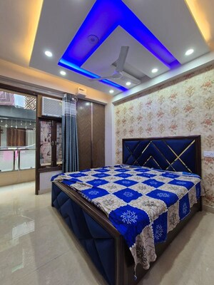Bedroom in 2 BHK Builder Floor at Chattarpur – for Rent