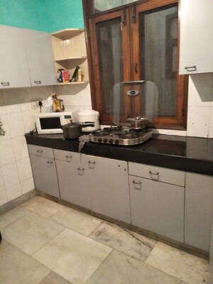 Kitchen in 3 BHK Builder Floor at Malviya Nagar – for Sale