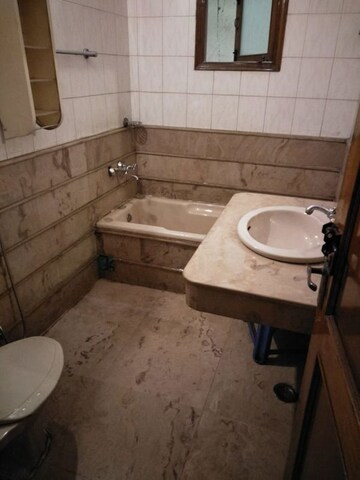 Bathroom in 3 BHK Builder Floor at Malviya Nagar – for Sale