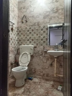 Bathroom in 1 BHK Builder Floor at Neb Sarai – for Rent