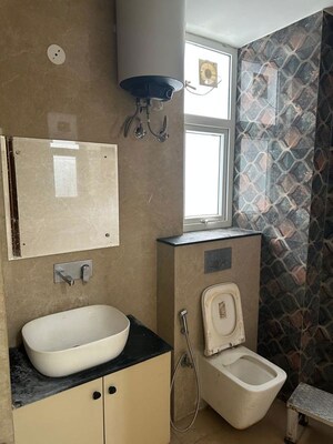 Bathroom in 3 BHK Apartment at Ram Shanti Apartment, Sector 52 – for Rent