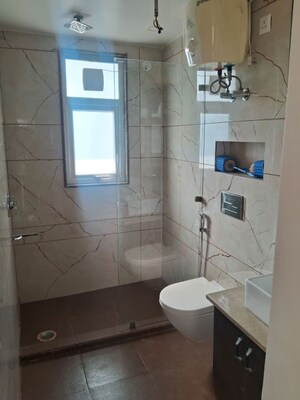 Bathroom in 3 BHK Apartment at Kibithu Homes, Sector 47 – for Rent