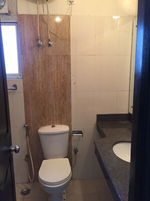 Bathroom in 3 BHK Builder Floor at Ansal API Esencia, Sector 67 – for Rent